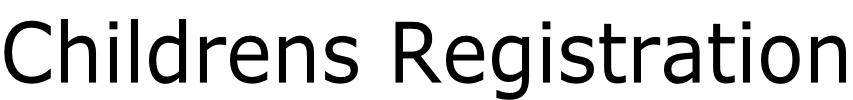 Childrens Registration